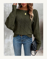 Women's Jumper in Army Green - original-tratada