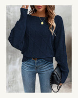Women's Jumper in Navy Blue - original-tratada