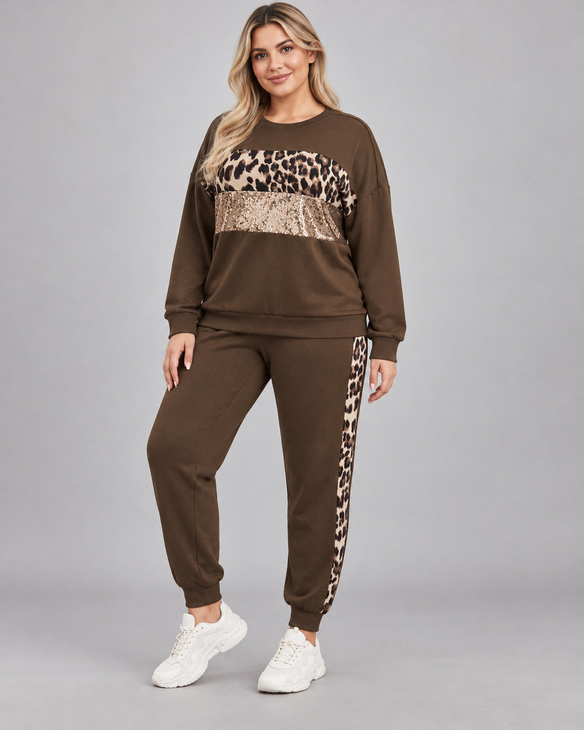 Women's Co-ord Set in Rust Brown - principal