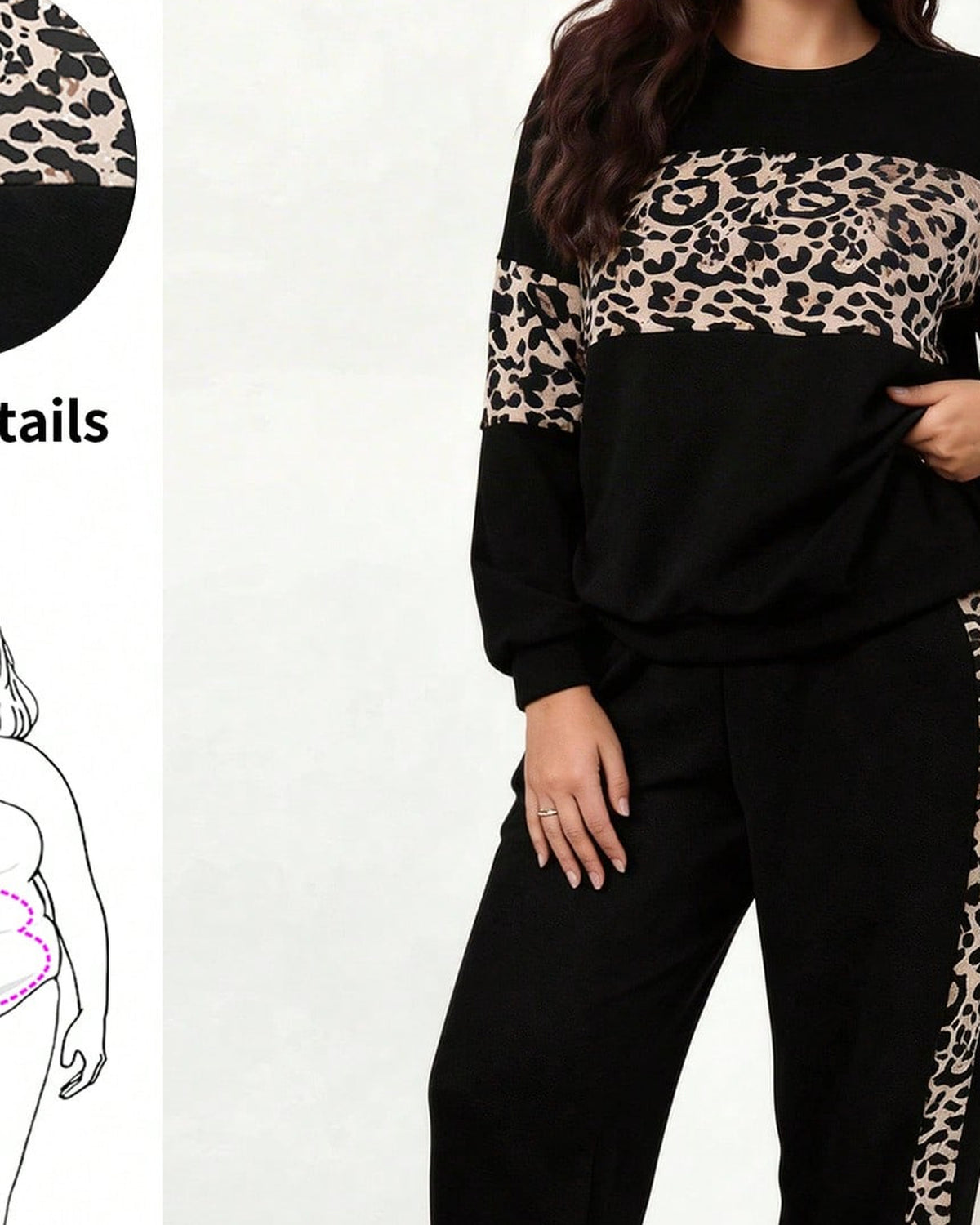 Women's Co-ord Set in Multicolor - detalhe