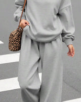 Women's Co-ord Set in Light Grey - detalhe