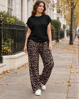 Women's Co-ord Set in Black - editorial