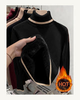 Women's High Neck Jumper in Black 2 - original-tratada