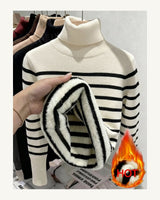 Women's High Neck Jumper in Multicolor - original-tratada