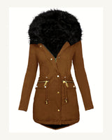 Women's Jacket in Brown - original-tratada