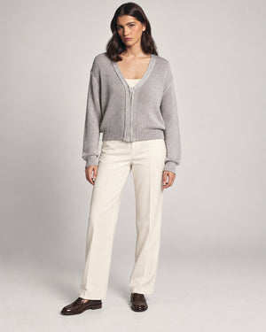 Women's Jacket in Grey on a neutral background
