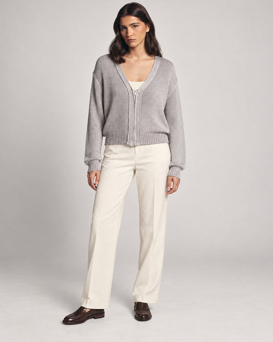 Women's Jacket in Grey on a neutral background