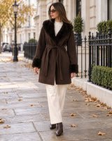 Women's Jacket in Brown styled on a London autumn street