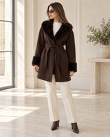 Women's Jacket in Brown styled with neutral pieces