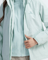 Women's Jacket in Salt Mist Blue - detalhe
