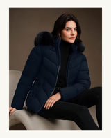 Women's Jacket in Navy Blue - original-tratada