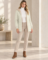 Women's Jacket in Beige styled with neutral pieces