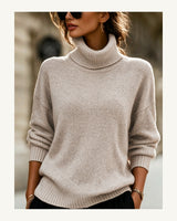 Women's Long Sleeve Jumper in Khaki 2 - original-tratada