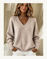 Women's Long Sleeve Jumper in Khaki 3 - original-tratada