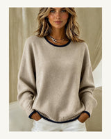 Women's Long Sleeve Jumper in Khaki 5 - original-tratada