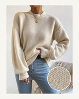 Women's Long Sleeve Jumper in Apricot 2 - original-tratada