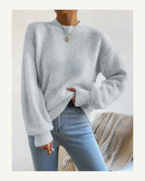 Women's Long Sleeve Jumper in Grey - original-tratada