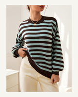 Women's Long Sleeve Jumper in Multicolor - original-tratada