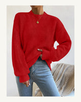 Women's Long Sleeve Jumper in Red - original-tratada