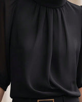 Women's Shirt in Black - detalhe