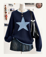 Women's Crew Neck Jumper in Multicolor 3 - original-tratada