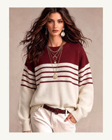 Women's Crew Neck Jumper in Multicolor 4 - original-tratada