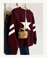 Women's Crew Neck Jumper in Multicolor 8 - original-tratada