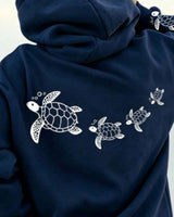 Women's Sweatshirt in Navy Blue - detalhe