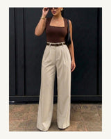 Women's Trousers in Bubblegum Pink - original-tratada