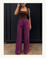 Women's Trousers in Red Violet - original-tratada