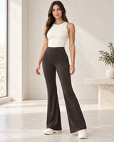Women's Trousers in Brown styled with neutral pieces