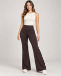 Women's Trousers in Brown on a neutral background