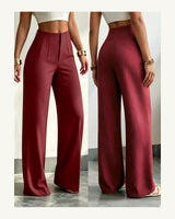 Women's Trousers in Burgundy - original-tratada