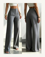 Women's Trousers in Dusty Blue - original-tratada