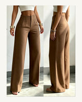Women's Trousers in Rust Brown - original-tratada