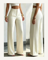 Women's Trousers in White 2 - original-tratada