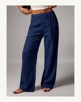 Women's Trousers in Blue - original-tratada