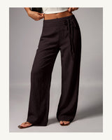 Women's Trousers in Brown - original-tratada