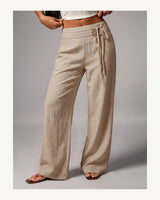 Women's Trousers in Khaki - original-tratada