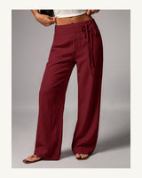 Women's Trousers in Red - original-tratada