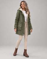 women s jacket aca902 in Army Green