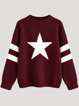 women s striped long sleeve crew neck jumper 3658ea in Multicolor 8