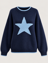 women s striped long sleeve crew neck jumper 3658ea in Multicolor 3