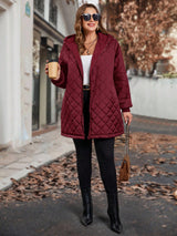 women s jacket 954573 in Burgundy