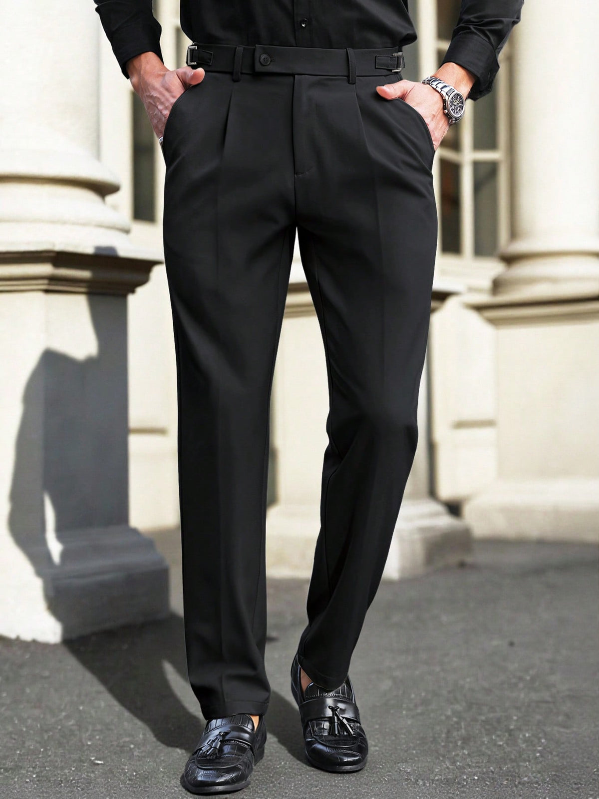 men s trousers b88b17 in Black