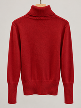 women s high neck jumper 25b013 1 in Red