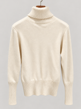 women s high neck jumper 25b013 1 in Beige
