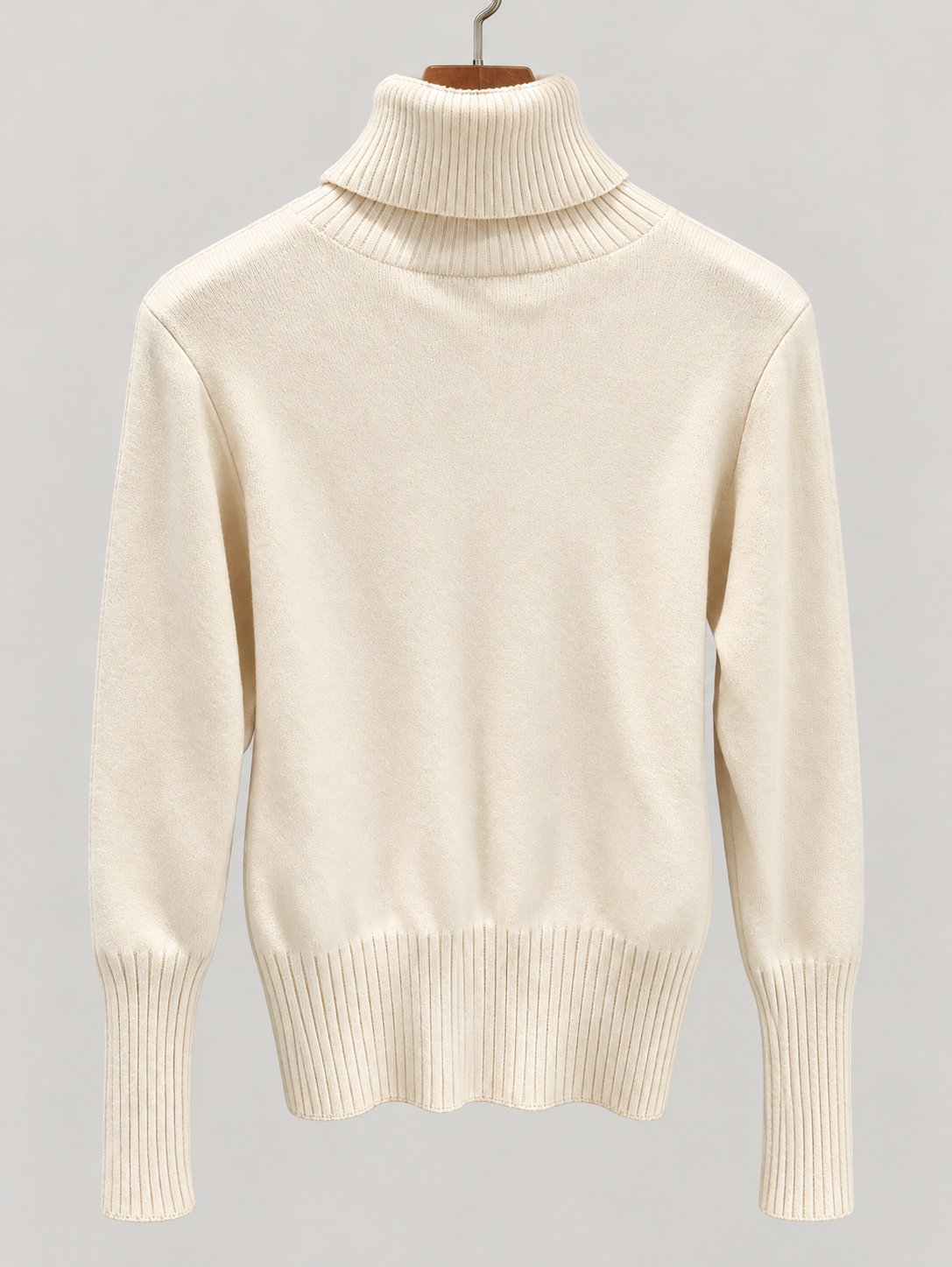 women s high neck jumper 25b013 1 in Beige