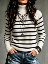 women s high neck jumper 25b013 1 in Multicolor