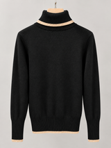 women s high neck jumper 25b013 1 in Black 2